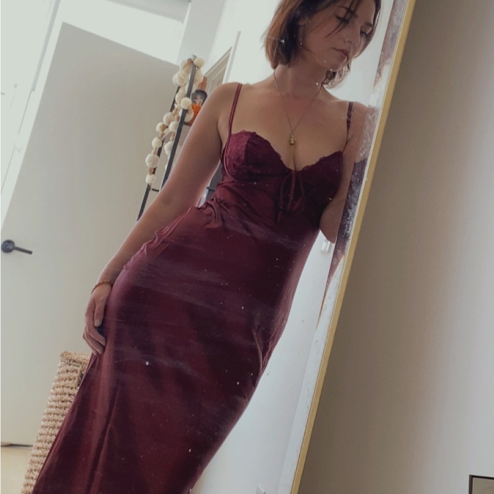 Princess Polly Deep Red Maxi Dress